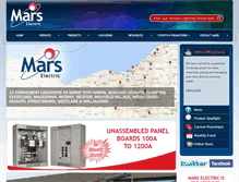 Tablet Screenshot of mars-electric.com